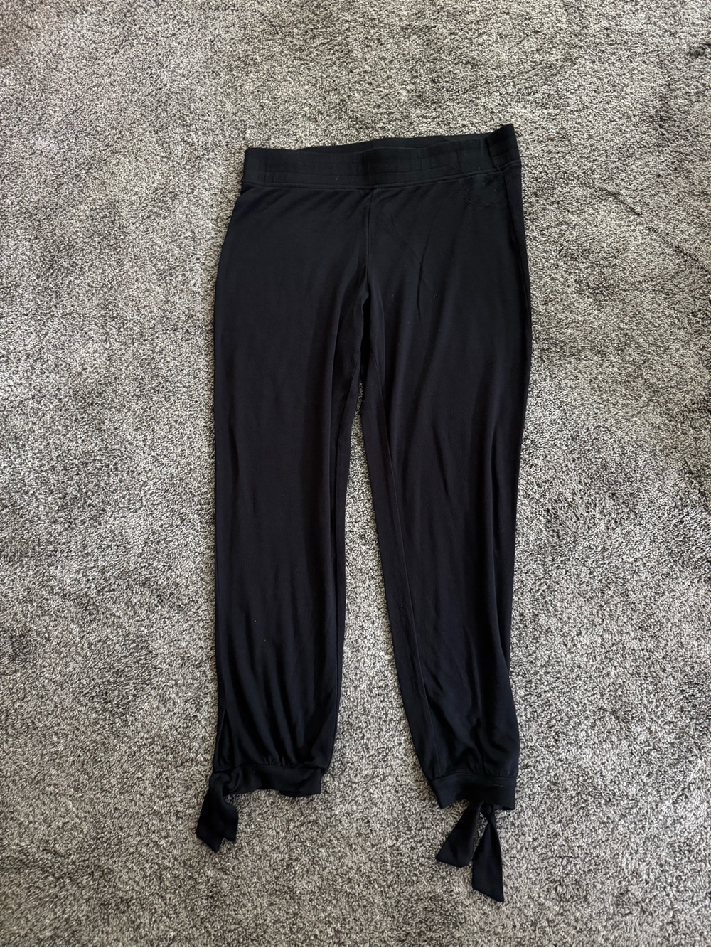 UGG Black Women’s Ankle Tie Jogger Pants Size Large